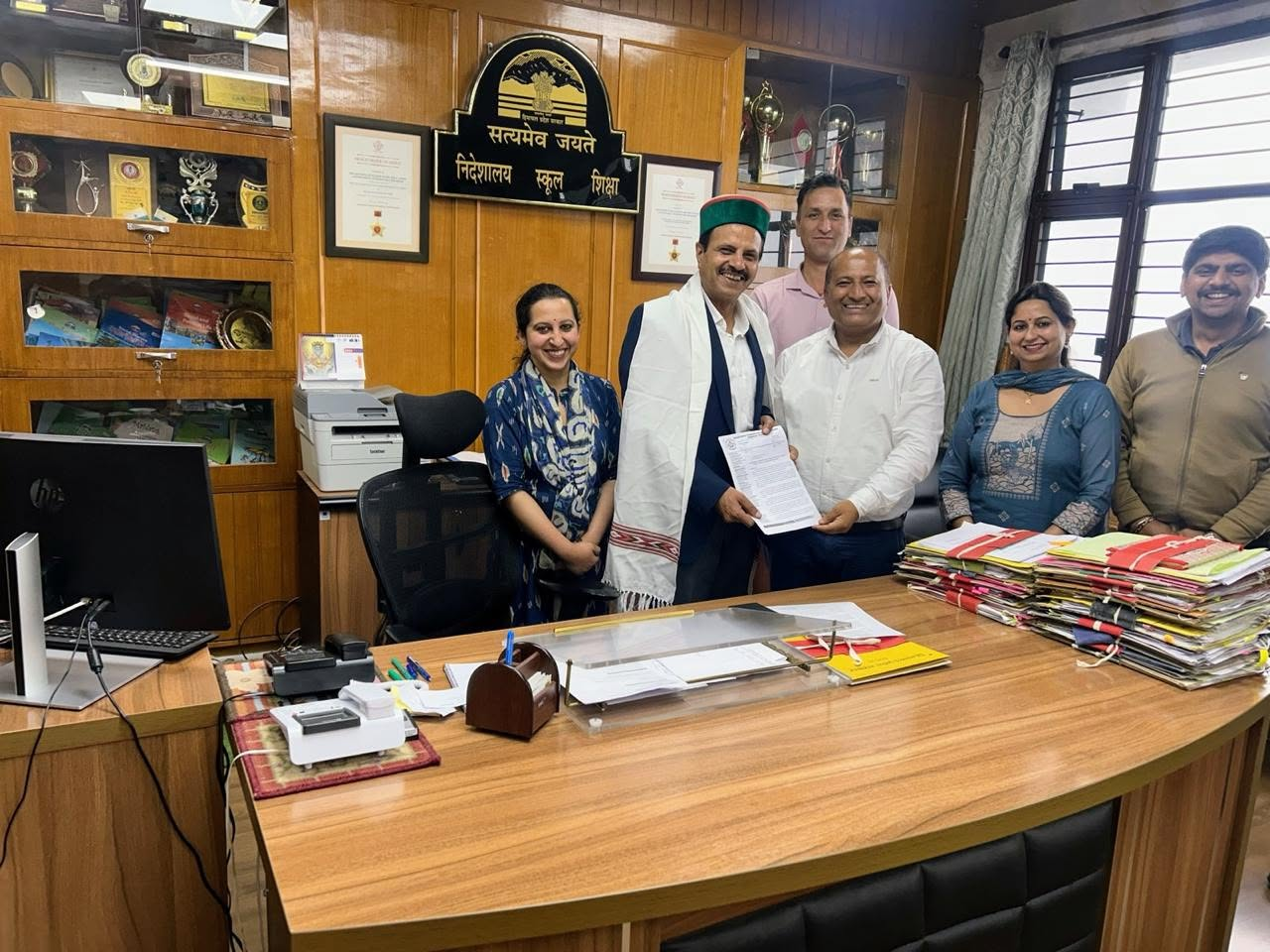 Meeting at the Directorate of School Education, Shimla